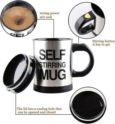 Smart Electric Mixing Mug – Durable & Insulated (01 Pc) BARTER BAZAR