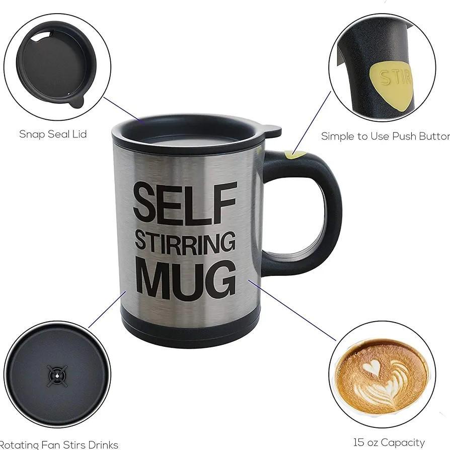 Smart Electric Mixing Mug – Durable & Insulated (01 Pc) BARTER BAZAR