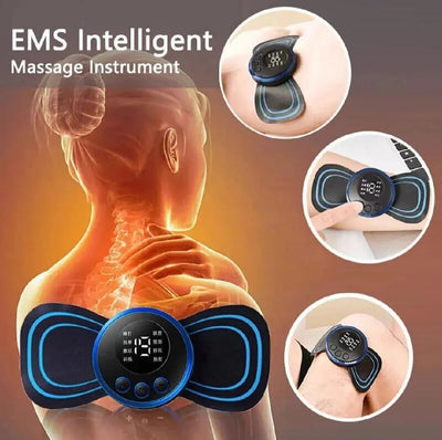 Pro EMS Neck Therapy Device – USB Rechargeable (Jet Black) BARTER BAZAR