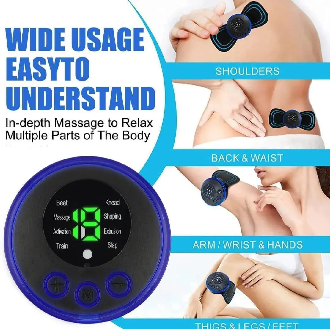 Pro EMS Neck Therapy Device – USB Rechargeable (Jet Black) BARTER BAZAR