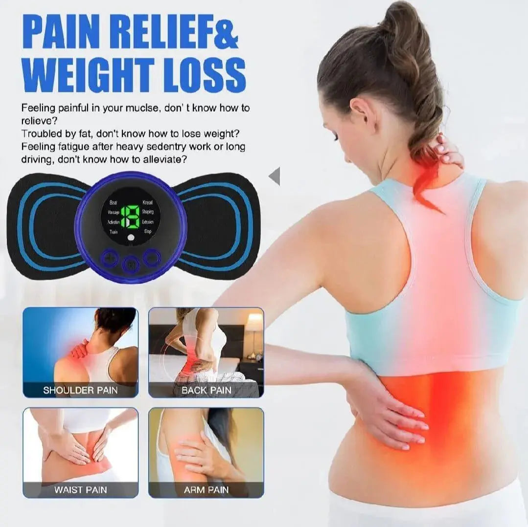 Pro EMS Neck Therapy Device – USB Rechargeable (Jet Black) BARTER BAZAR